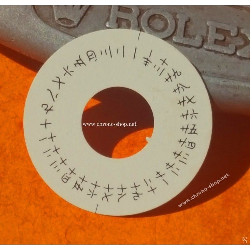 Rolex Accessoire Rare Disque Dateur, Date Chinois Ivoire Montres DayDate President 1808, 1803, 1807, 18078, 18079, 18206