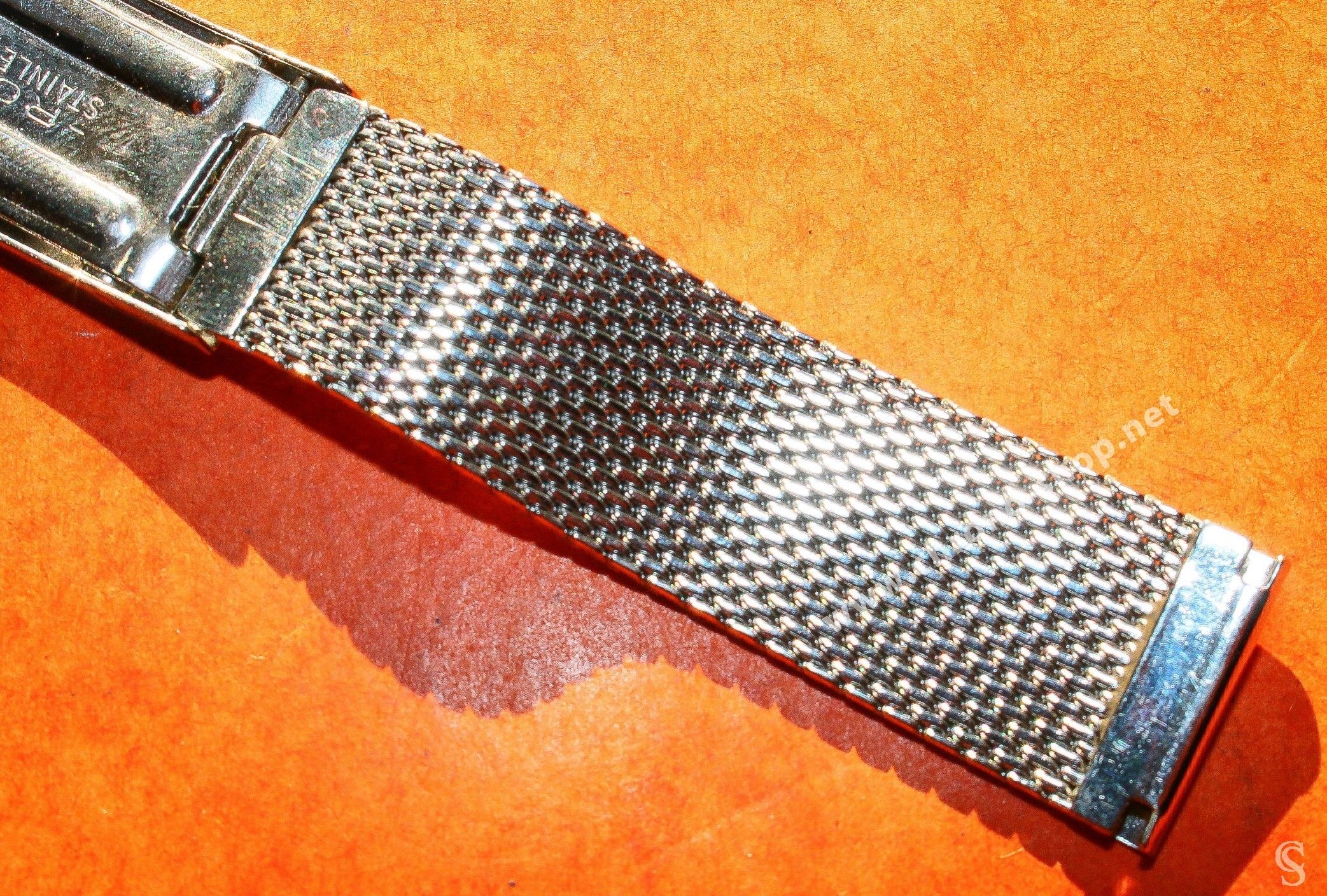 Stainless Steel Fine Mesh Watch Strap Bracelet Size 16mm-22mm | Battery  Buddy