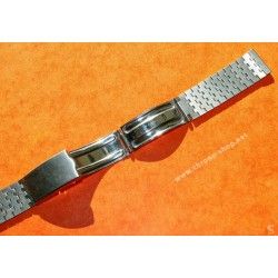 Vintage 70's Bracelet Acier plié Montres 18mm montres vintages ZENITH,Heuer,IWC,Breitling,Movado,Enicar,OMEGA