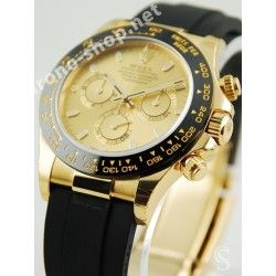 ☆☆ Magnificent Original Rolex 116528, 116523, 116520 Mens Gold & Black Daytona Champagne Dial Cosmograph watch cal 4130☆☆
