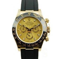 ☆☆ Magnificent Original Rolex 116528, 116523, 116520 Mens Gold & Black Daytona Champagne Dial Cosmograph watch cal 4130☆☆