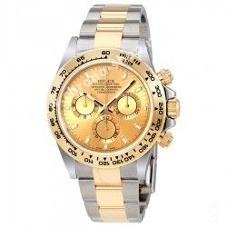 ROLEX CADRAN OR, CHAMPAGNE CHROMALIGHT MONTRES ROLEX DAYTONA 116528, 116523, 116520, 116518 CAL 4130