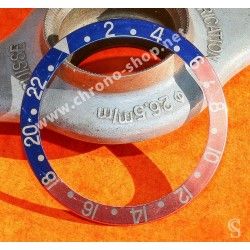 Rolex GMT Master watch Faded PEPSI Blue & Pink Red color S/S 16700, 16710, 16760 Bezel 24H Insert Part