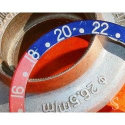 Rolex GMT Master watch Faded PEPSI Blue & Pink Red color S/S 16700, 16710, 16760 Bezel 24H Insert Part