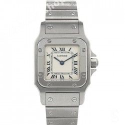 Cartier Genuine Mint & Rare Tank 17x15mm Silver White Watch Dial ref LC MM 27205380