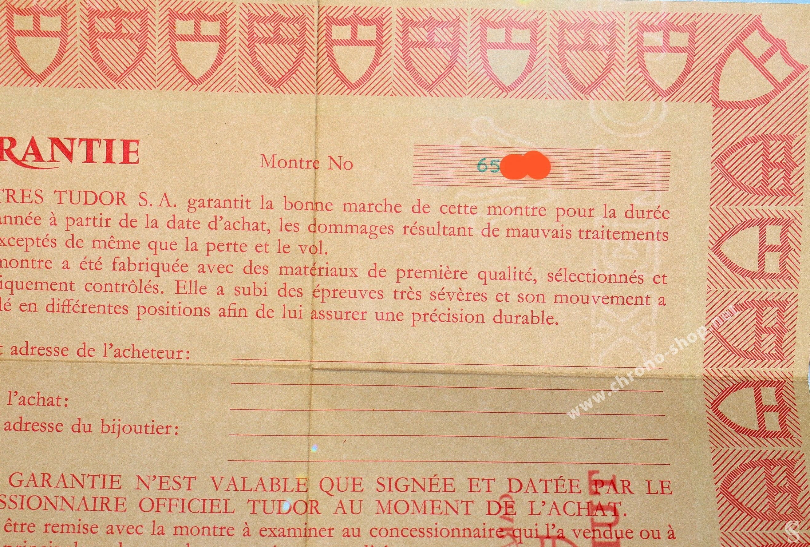 Boîte De Montre Tudor Vintage Authentique - Cuir Et Bois, Papier 95.00.04