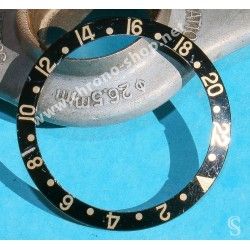 Rolex Tutone Black & 18k Gold Rolex GMT Master 2 Watch 16718, 16713 Watch Bezel Graduated 24H Insert Part