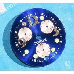 Corum authentique Accessoire Cadran Bleu montres Chronographe Bubble XL ref 396-250-20-0F03FB30R