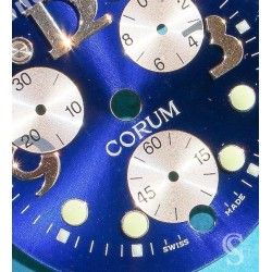 Corum authentique Accessoire Cadran Bleu montres Chronographe Bubble XL ref 396-250-20-0F03FB30R