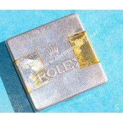 Rolex Vintage 50's Aluminum Watch Parts Tin Box tools Display Container hands, dials, insert, bezel, watchmaker horology spares