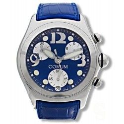 CORUM Rare Watch Blue Dial part Bubble XL Chronograph  Men's Watch 396-250-20-0F03FB30R