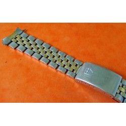 TUDOR JUBILEE BRACELET SSTEEL / GOLD FILLED FOLDED LINKS 19mm LUGS ref 6248-19