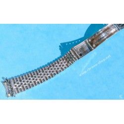 Vintage Collectible watch Ssteel bracelet Jubilee Beads of Rice 16mm Patek, Rolex,Heuer,IWC,Omega,Breitling,Vacheron