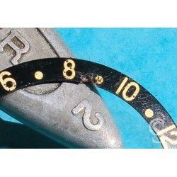 ROLEX RARE INSERT GRADUE 24H JAUNE & NOIR DE LUNETTE MONTRE ROLEX GMT MASTER II 16713, 16718