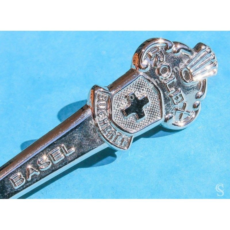 ROLEX RARE COLLECTIBLE SILVERPLATE SPOON BUCHERER OF SWITZERLAND-