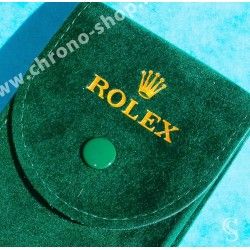 Rolex Original green suede velvet pouch traveler's service holder case watches Submariner, Gmt, Daytona, Explorer, Air King