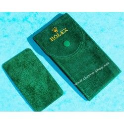 Rolex Original green suede velvet pouch traveler's service holder case watches Submariner, Gmt, Daytona, Explorer, Air King