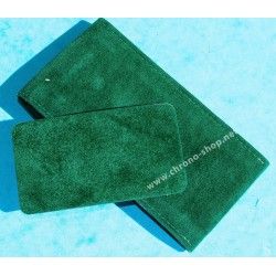 Rolex Original green suede velvet pouch traveler's service holder case watches Submariner, Gmt, Daytona, Explorer, Air King