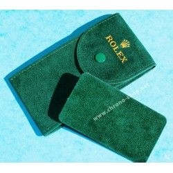 Rolex Original green suede velvet pouch traveler's service holder case watches Submariner, Gmt, Daytona, Explorer, Air King