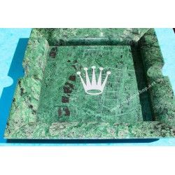 Rolex Vintage Faded Green 60's Marble Ashtray Cendrier Cenicero Posacenere ROLEX ASHTRAY ref 513