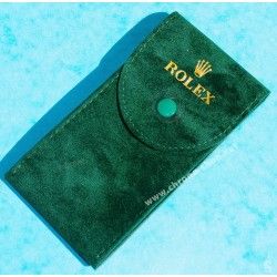 Rolex Original green suede velvet pouch traveler's service holder case watches Submariner, Gmt, Daytona, Explorer, Air King