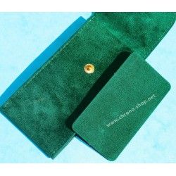 Rolex Original green suede velvet pouch traveler's service holder case watches Submariner, Gmt, Daytona, Explorer, Air King