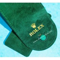 Rolex Original green suede velvet pouch traveler's service holder case watches Submariner, Gmt, Daytona, Explorer, Air King