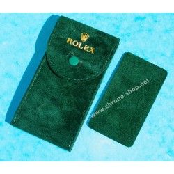 Rolex Original green suede velvet pouch traveler's service holder case watches Submariner, Gmt, Daytona, Explorer, Air King