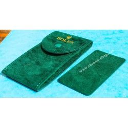 Rolex Original green suede velvet pouch traveler's service holder case watches Submariner, Gmt, Daytona, Explorer, Air King