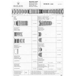 Genuine Rolex Sea-Dweller Diver Watch Extension L folding Link part Large 16600,16660 B32-20761-L-F1