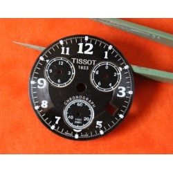 Vintage TISSOT 1853 Chronograph Slate grey Watch Dial 90's Arabics numbers
