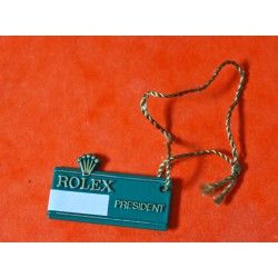 VINTAGE TAG ROLEX ECUSSON VERT PRÉSIDENT GOODIES AVEC NUMÉROS DE SERIES