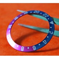 Rarest Cornino PCG Violet Rolex GMT Master 1675 Faded Raspberry Pepsi Blue & Red Bezel Watch Insert Part mark I