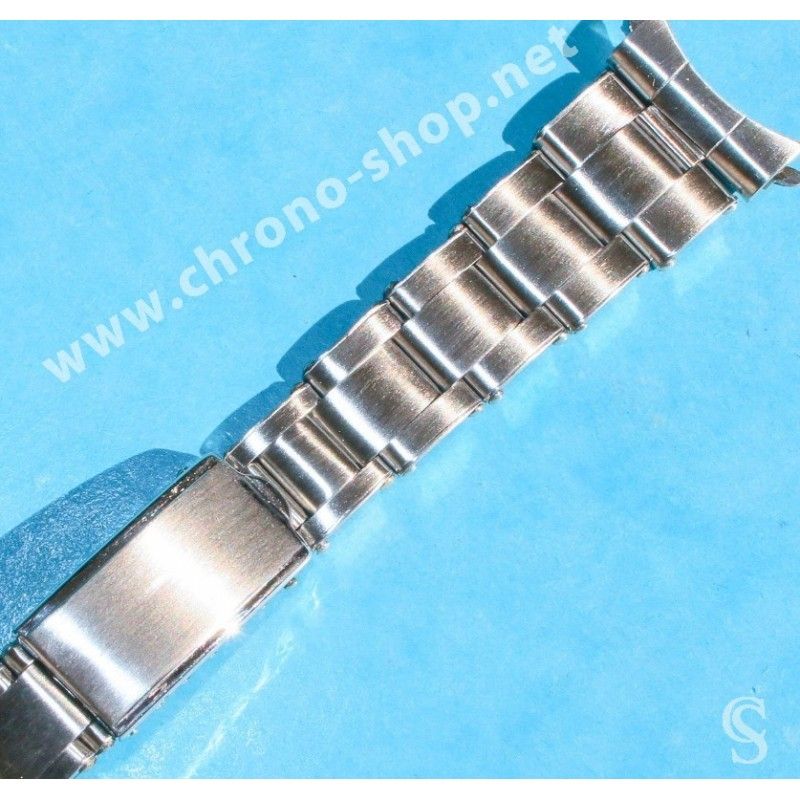 Accessoire Montres Bracelet type 7205 Générique Acier Vintage type Rolex Hommes maillons rivets 18mm