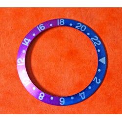 Rarest Cornino PCG Violet Rolex GMT Master 1675 Faded Raspberry Pepsi Blue & Red Bezel Watch Insert Part mark I