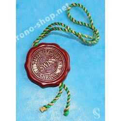 Rolex Rare Chronometer Red Hang Seal Tag CERTIFIED OFFICIAL CHRONOMETER Goodies, watch accessories collectibles