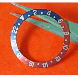Rare SUPER FAT FRONT Copper Faded Rolex Vintage 6542 - 1675 Pepsi GMT Bezel insert inlay Mark II PCG cornino