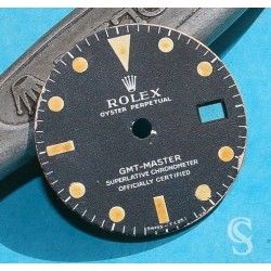Rolex Rare Exotic Vintage 60's Watch Dial Long E Mark I GMT Master 1675 Tropical Long E Brown, Chocolate