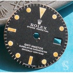 Rolex Rare Exotic Vintage 60's Watch Dial Long E Mark I GMT Master 1675 Tropical Long E Brown, Chocolate