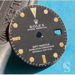 Rolex Rare Pièce de Collection Cadran Vintage Montres GMT Master 1675, 1675 PCG Long E Mark I