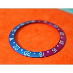 Rarest Cornino PCG Violet Rolex GMT Master 1675 Faded Raspberry Pepsi Blue & Red Bezel Watch Insert Part mark I