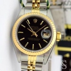 Rolex Mint New 1 x Authentic Lady Watch 18K Yellow Gold & Stainless Steel Jubilee 10mm Bracelet 62523D Tutone Link Datejust