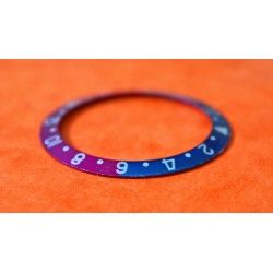 Rarest Cornino PCG Violet Rolex GMT Master 1675 Faded Raspberry Pepsi Blue & Red Bezel Watch Insert Part mark I