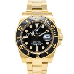 Rolex Rare & Authentique maillon 16mm or jaune 18 carats Bracelets 20mm montres Submariner 93158, 93258, 97208, 92908