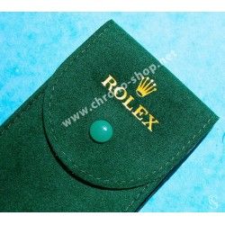 Rolex Original green suede velvet pouch traveler's service holder case watches Submariner, Gmt, Daytona, Explorer, Air King