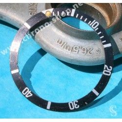Rolex Rare pièce détachée horlogerie insert bezel insert LONG FIVE Montres Vintages Submariner 5510,5508,5512,5513 Perle tritium