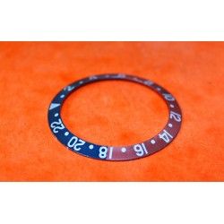 Rare FAT FRONT Copper Faded Rolex Vintage 1675 16750 Pepsi GMT Bezel insert inlay Mark II