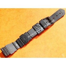 ORIGINAL TAG HEUER WATCH BLACK PLASTIC 18MM FORMULA 1 F1 WATCH BRACELET STRAP REF BS0081