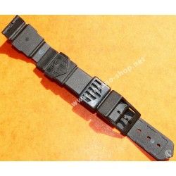 ORIGINAL TAG HEUER WATCH BLACK PLASTIC 18MM FORMULA 1 F1 WATCH BRACELET STRAP REF BS0081