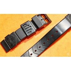 ORIGINAL TAG HEUER WATCH BLACK PLASTIC 18MM FORMULA 1 F1 WATCH BRACELET STRAP REF BS0081